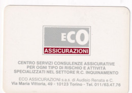 Calendarietto - Eco Assicurazioni - Torino - Anno 1985 - Small : 1981-90