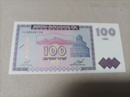 Billete Armenia 100 Dram, Año 1993, UNC - Armenia