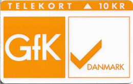 Denmark - KTAS - Gfk Danmark - TDKP133A (Cn. 1458) - 02.1995, 1.000ex, 10kr, Used - Dinamarca