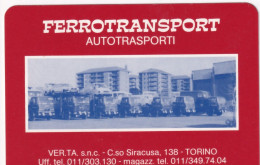 Calendarietto - Ferrotransport - Torino - Anno 1985 - Small : 1981-90