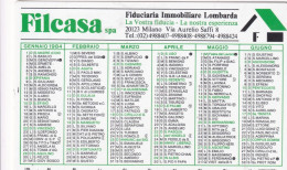 Calendarietto - Filcasa - Milano - Anno 1984 - Small : 1981-90