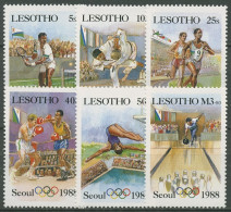 Lesotho 1987 Olympische Spiele Seoul Judo Bowling 659/64 Postfrisch - Lesotho (1966-...)