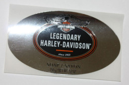 Sticker Autocollant étiquette De Savon / Soap Label "Legendary Harley-Davidson" - Etiquettes