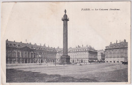 Paris - La Colonne Vendôme - 1909 - Statues