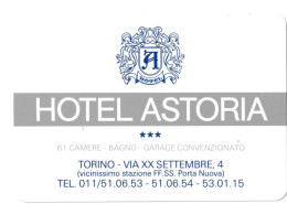 Calendarietto - Hotel Astoria - Torino - Anno 1985 - Small : 1981-90