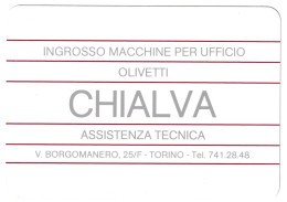 Calendarietto - Ingrosso Macchine Per Ufficio - Olivetti - Chialva - Torino - Anno 1985 - Small : 1981-90