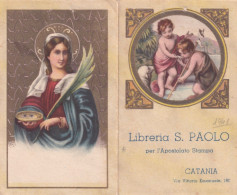 Calendarietto - Libreria S.paolo - Per L'apostolato Stampa - Catania - Anno 1941 - Petit Format : 1941-60