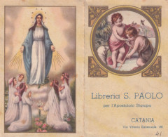 Calendarietto - Libreria S.paolo Per L'apostolato Stampa - Catania - Anno 1941 - Petit Format : 1941-60