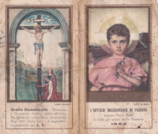 Calendarietto - L'ufficio Missionario Di Padova - Anno 1943 - Petit Format : 1941-60
