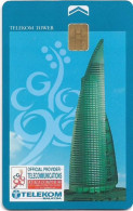 Malaysia - Telekom Malaysia (chip) - Telekom Tower, Chip Siemens S5, 1998, 20RM, Used - Malaysia