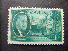 ESTADOS UNIDOS / ETATS-UNIS D'AMERIQUE 1945 / PRESIDENTE ROOSEVELT YVERT 482 * MH - Nuovi