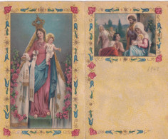 Calendarietto - Madonna Col Bambino - Anno 1942 - Petit Format : 1941-60