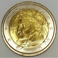 ITALIE -  KM 217 - 2 EURO 2002 - DANTE ALIGHIERI - SPL - Italie