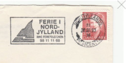 1993 Cover HOLIDAY In NORTH JUTLAND Slogan DENMARK Stamps - Storia Postale