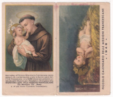 Calendarietto - Missioni Francescane - Roma - Anno 1946 - Petit Format : 1941-60