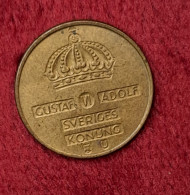 Coin Sweden SVEZIA 1 Øre 1966   Ore Bronze Coins - Gustaf VI Adolf - Suède