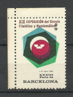 ESPANA Spain 1965 XIX Philatelic And Numismatic Exhibition Barcelona MNH - Esposizioni Filateliche