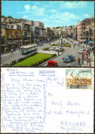 Jordan Amman King Faisal Square Old Car Bus Old Postcard Nice Stamp 15x10 Cm # 40851 - Jordan