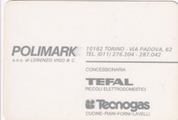 Calendarietto - Polimark - Torino - Anno 1985 - Petit Format : 1981-90
