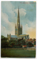 NORWICH : THE CATHEDRAL / WRENINGHAM POSTMARK CDS / PRESTON, LOSTOCK HALL, THE PARSONGE (RALPH) - Norwich