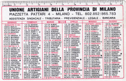 Calendarietto - Unione Artigiani Della Provincia Di Milano - Anno 1985 - Small : 1981-90