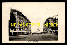 59 - MARCQ-EN-BAROEUL - CROISE LAROCHE AVENUE FOCH ET AVENUE DE LA MARNE - CARTE PHOTO ORIGINALE - Marcq En Baroeul