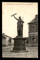 52 - MONTIER-EN-DER - STATUE DE LA REPUBLIQUE - Montier-en-Der