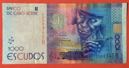 Delcampe - CAP VERT 1000 Escudos 2014 P#73 F [voir Les Fotos] - Cap Vert
