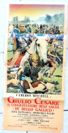 Affiche Ciné Orig Italienne JULES CÉSAR, CONQUÉRANT DE LA GAULE ( GIULIO CESARE...) 1962 Cameron MITCHELL 33x69cm - Affiches & Posters