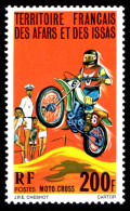 French Territory Of The Afars And Issas 1977 Motocross Unmounted Mint. - Unused Stamps