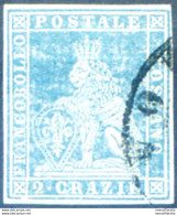 Toscana. Marzocco 2 Cr. 1851-1852. Usato. - Ohne Zuordnung