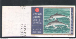 1975-76 SMOM - Espressi 150 G. Policromo Non Dentellato VARIETA' N° 2a MNH ** - Malte (Ordre De)