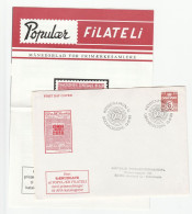 1988 DENMARK  FDC By Popular Filateli Cover With Leaflet Price List  From Stamp Dealer, Stamps - FDC