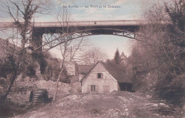 La Sarraz VD, Le Pont, Manufacture Cuirs Huguenin, Roue à Aubes Moulin ? (5.9.1913) - La Sarraz