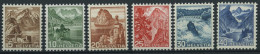 SCHWEIZ BUNDESPOST 500-05 **, 1948, Landschaften, Prachtsatz, Mi. 55.- - Usati