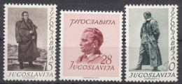 Yugoslavia Republic 1952 Mi#693-695 Mint Never Hinged - Unused Stamps