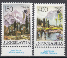 Yugoslavia Republic 1987 Nature Protection Mi#2211-2212 Mint Never Hinged - Neufs