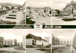 73962452 Aue__Sachsen Markt Karl Marx Platz Bruenlasberg Wilh Pieck Schule - Aue