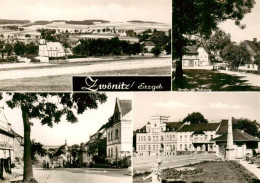 73962369 Zwoenitz_Sachsen Panorama Strasse Der Befreiung Bahnhofstrasse Markt - Zwönitz