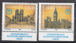 Yugoslavia 1989 Mi#2367-2368 Mint Never Hinged - Unused Stamps
