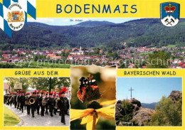 73176463 Bodenmais Stadtpanorama Grosser Arber Bayerischer Wald Silberberg Gipfe - Bodenmais
