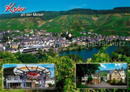 73176374 Kroev Mosel Panorama Weinberge Fachwerkhaeuser Kroev Mosel - Kroev