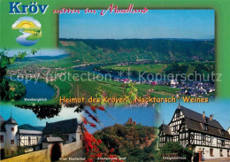 73176370 Kroev Mosel Panorama Moseltal Weinberge Klosterhof Klosterruine Wolf Dr - Kröv