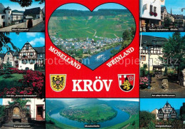 73176358 Kroev Mosel Klosterhof Hof Der Grauen Schwestern Brunnen Moselschleife  - Kroev