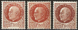 France 1942 - Mi 524 - YT 517 ( Marshal Petain ) MNH** - Three Shades Of Color - Ongebruikt