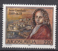Yugoslavia 1989 Gundulić Mi#2326 Mint Never Hinged - Unused Stamps