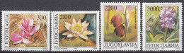Yugoslavia Republic 1989 Flowers Mi#2333-2336 Mint Never Hinged - Nuovi