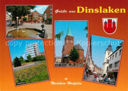 73175936 Dinslaken Altmarkt Stadthaus Duisburger Strasse Katholische Kirche Dins - Dinslaken