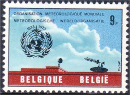 198 Belgium WMO OMM Meteorology Meteorologie MNH ** Neuf SC (BEL-311a) - Environment & Climate Protection