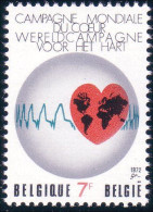 198 Belgium Health Day Journée Santé Coeur Heart MNH ** Neuf SC (BEL-300b) - Malattie